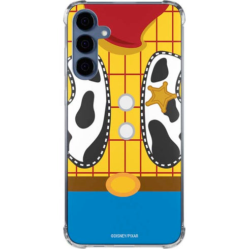 Disney Toy Story Woody Apparel Galaxy A35 5G Clear Case